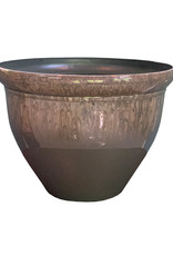 HC Co 12" Pizzazz Planter Foggy Gray