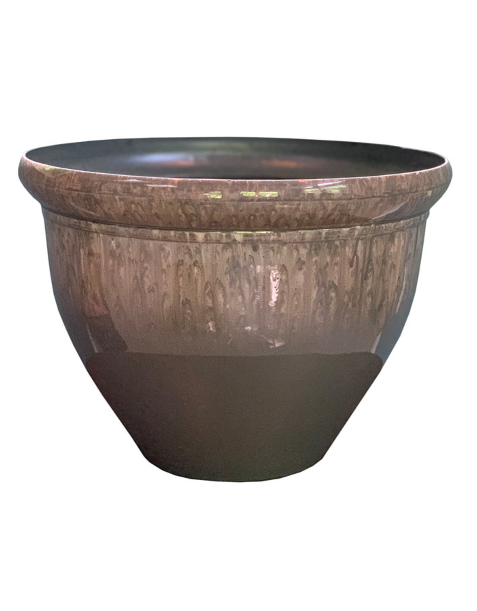 HC Co 12" Pizzazz Planter Foggy Gray
