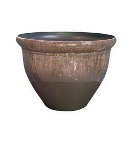 HC Co 12" Pizzazz Planter Foggy Gray