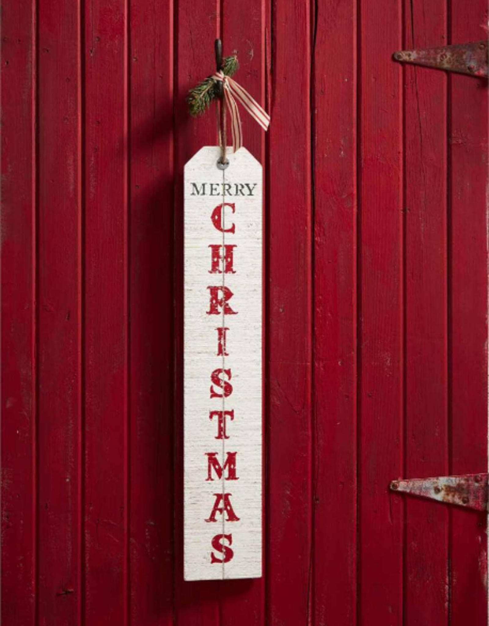 Christmas/Welcome Reversible Wood Sign