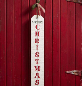 Christmas/Welcome Reversible Wood Sign