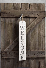 Christmas/Welcome Reversible Wood Sign