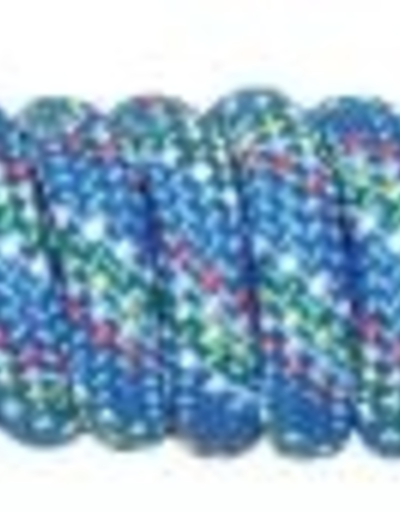 Hamilton Pet LEAD HORSE POLY 5/8" 10FT CONFETTI BLUE