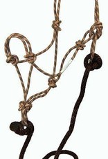 Hamilton Pet HALTER HORSE ROPE WITH LEAD 8FT BROWN TAN