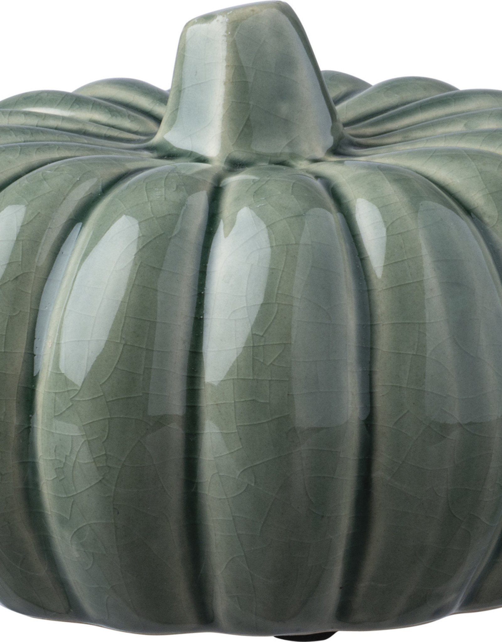 Ceramic Pumpkin Med - Green