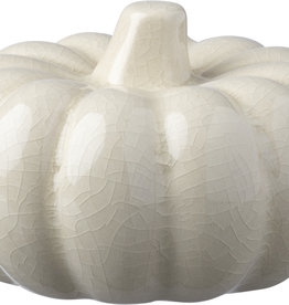 Ceramic Pumpkin Sm - Cream