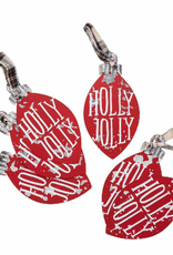 Holly Tin Ornament