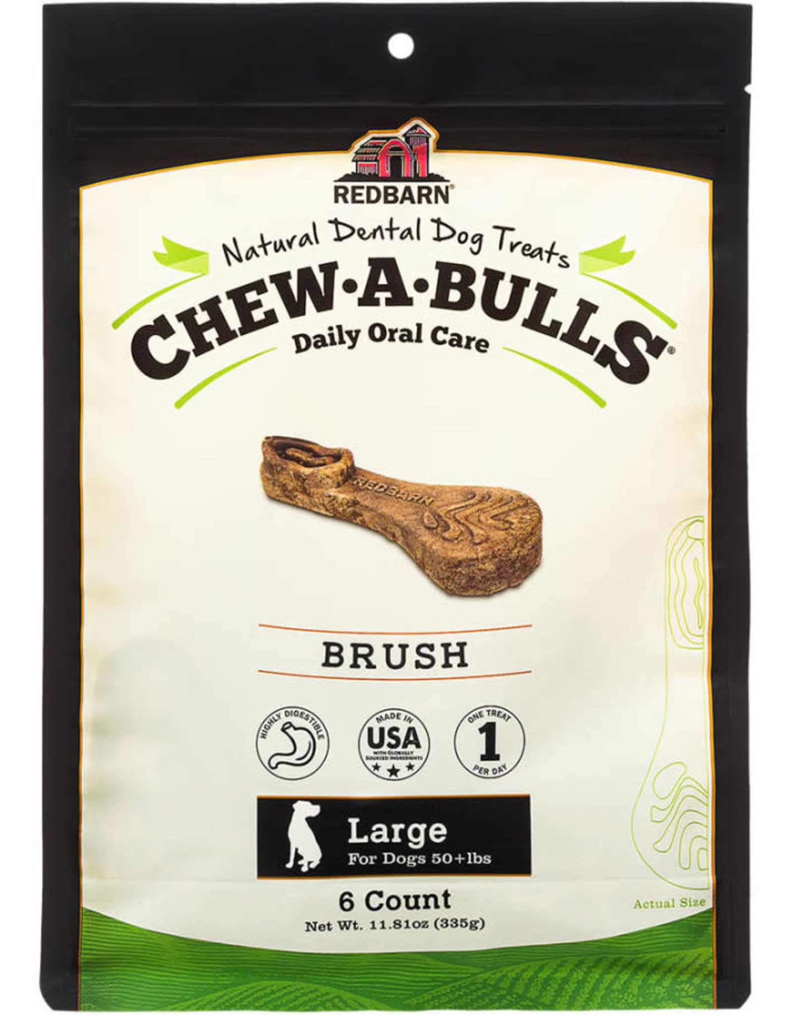 REDBARN PET PRODUCTS RB Chew-A-Bulls Large 6 count