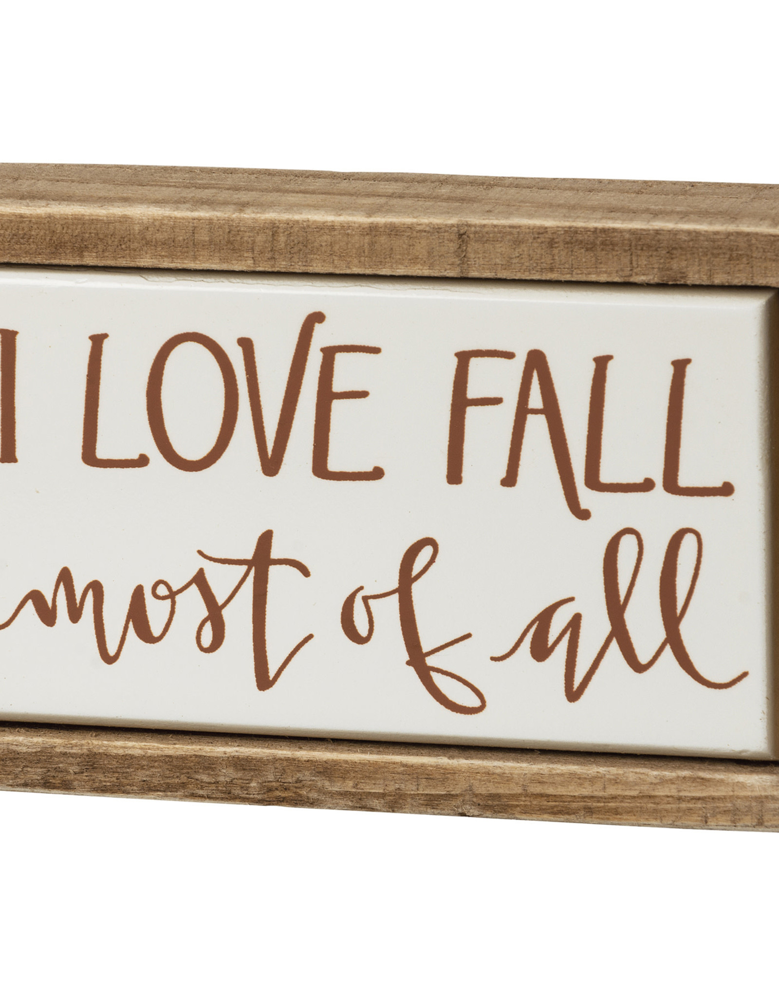 Box Sign Mini - I Love Fall Most Of All