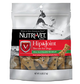 NUTRI-VET WELLNESS LLC Nutri-Vet Hip & Joint Dog Biscuits Peanut Butter 6lb
