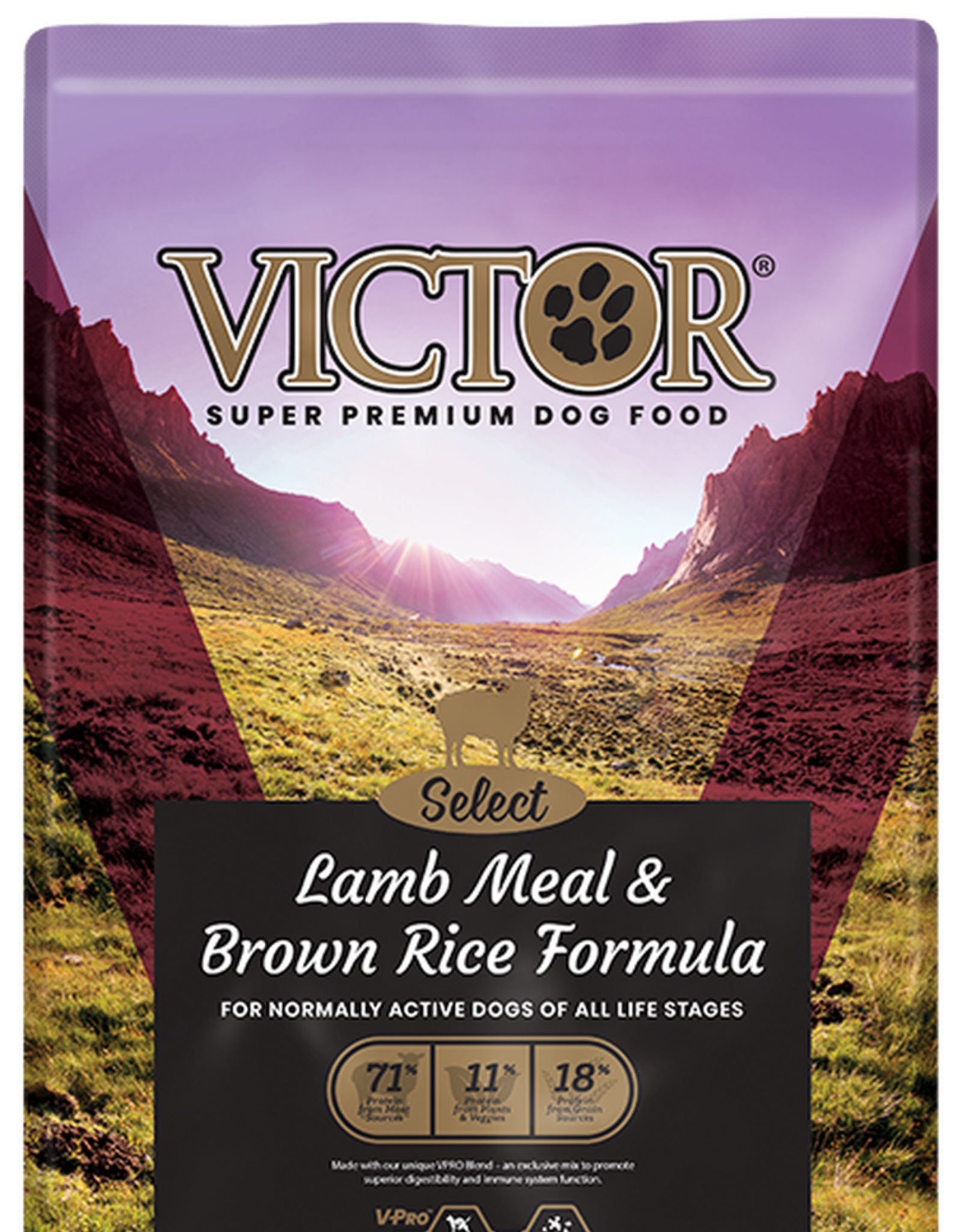 Victor Victor Dog Food Lamb & Rice 40#