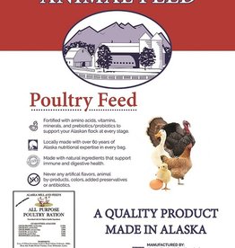 Alaska Mill and Feed All Purpose Poultry Pellets  50# AMF