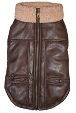 FASHION PET (ETHICAL) FAS Bomber Jacket Brown Small