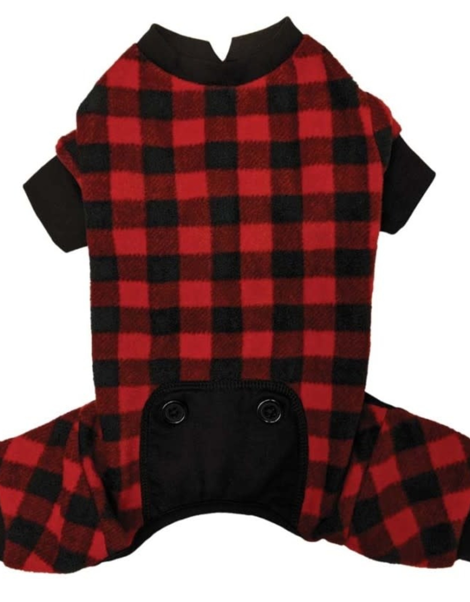 FASHION PET (ETHICAL) FAS Buffalo Plaid Pajamas Red Small