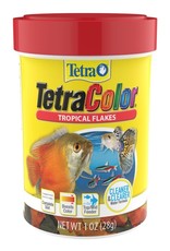 SPECTRUM BRANDS - TETRA TetraColor Tropical Flakes Fish Food 1 oz