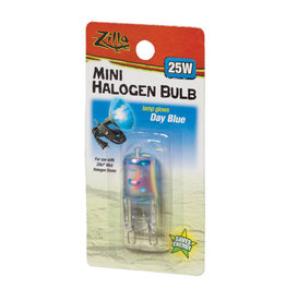 ZILLA Zilla Light & Heat Mini Halogen Bulbs, Day Blue 25 W