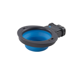 DEXAS COLLAPSIBLE KENNEL BOWL PRO BLUE 1 Cup