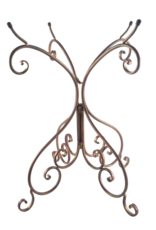 Antique Bronze Metal Birdbath Base 25"