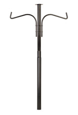 Pennington Pennington Feeder Pole Plus Bird Feeder System Black 5 ft
