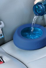 RADIO SYSTEMS CORP(PET SAFE) Kurgo Wander Water Bowl Splash Free Coastal Blue