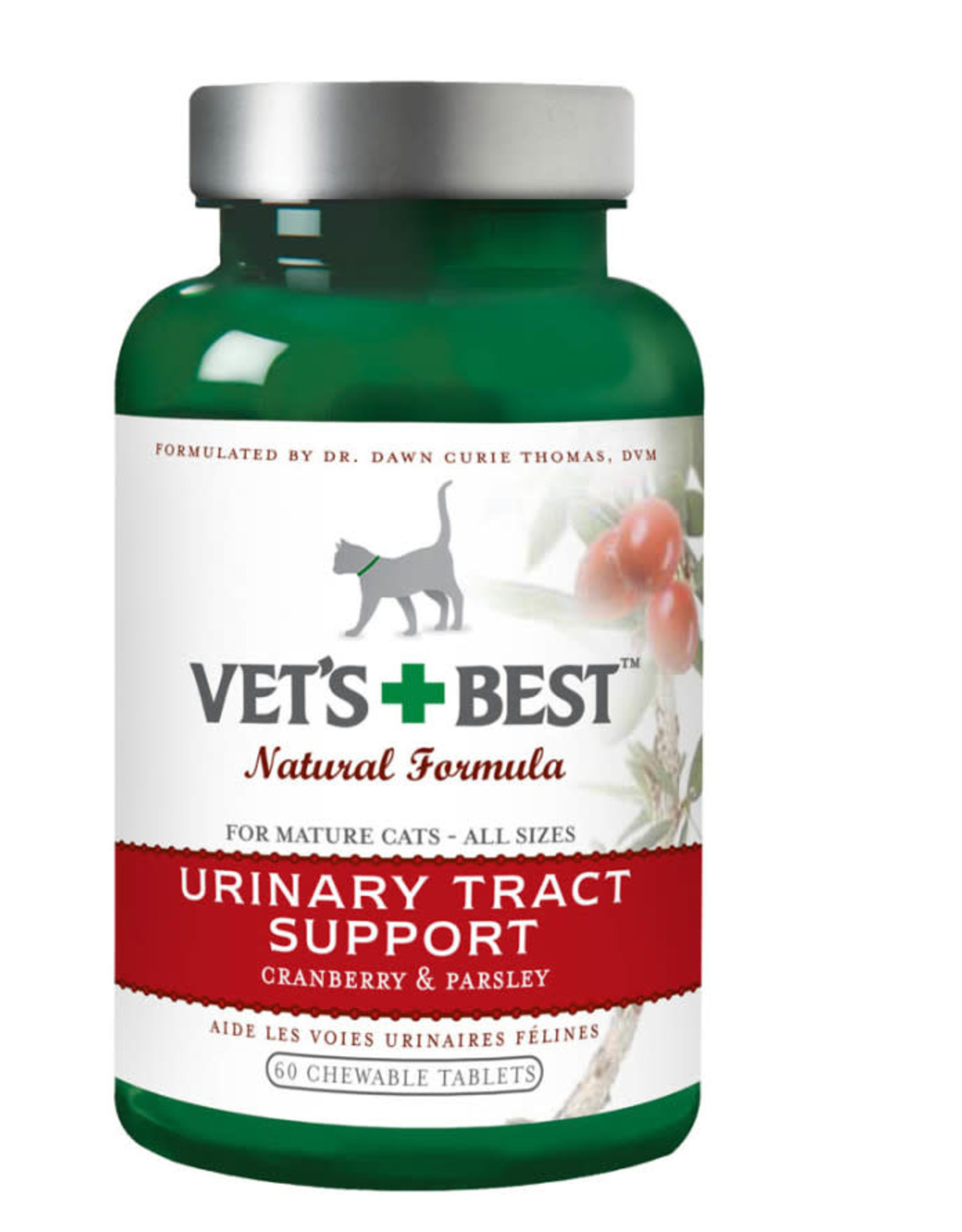 HERO PET BRANDS LLC Vet's Best Urinary Tract Support Tablets for Cats 60 Tablets