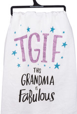 Kitchen Towel - TGIF This Grandma Is Fabulous