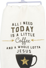 Kitchen Towel - A Little Coffee And Jesus