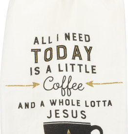 Kitchen Towel - A Little Coffee And Jesus