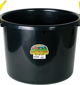 MILLER MFG CO INC Plastic Muck Tub Black 70 Qt