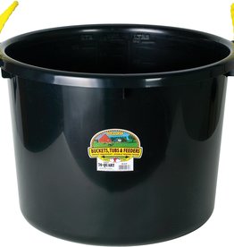 MILLER Plastic Muck Tub Black 70 Qt