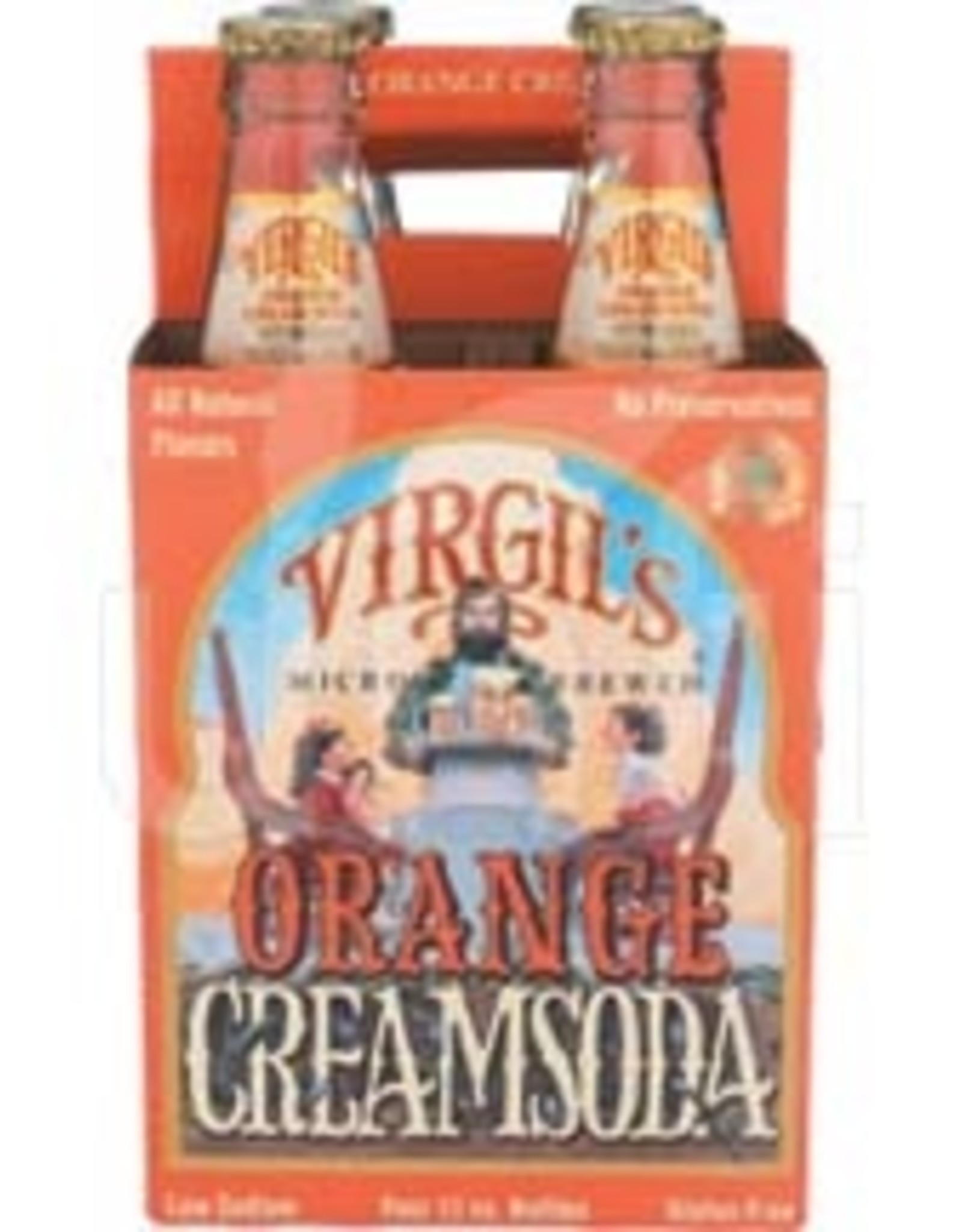 Virgil's Micro Brewed Soda; Orange Cream 12oz