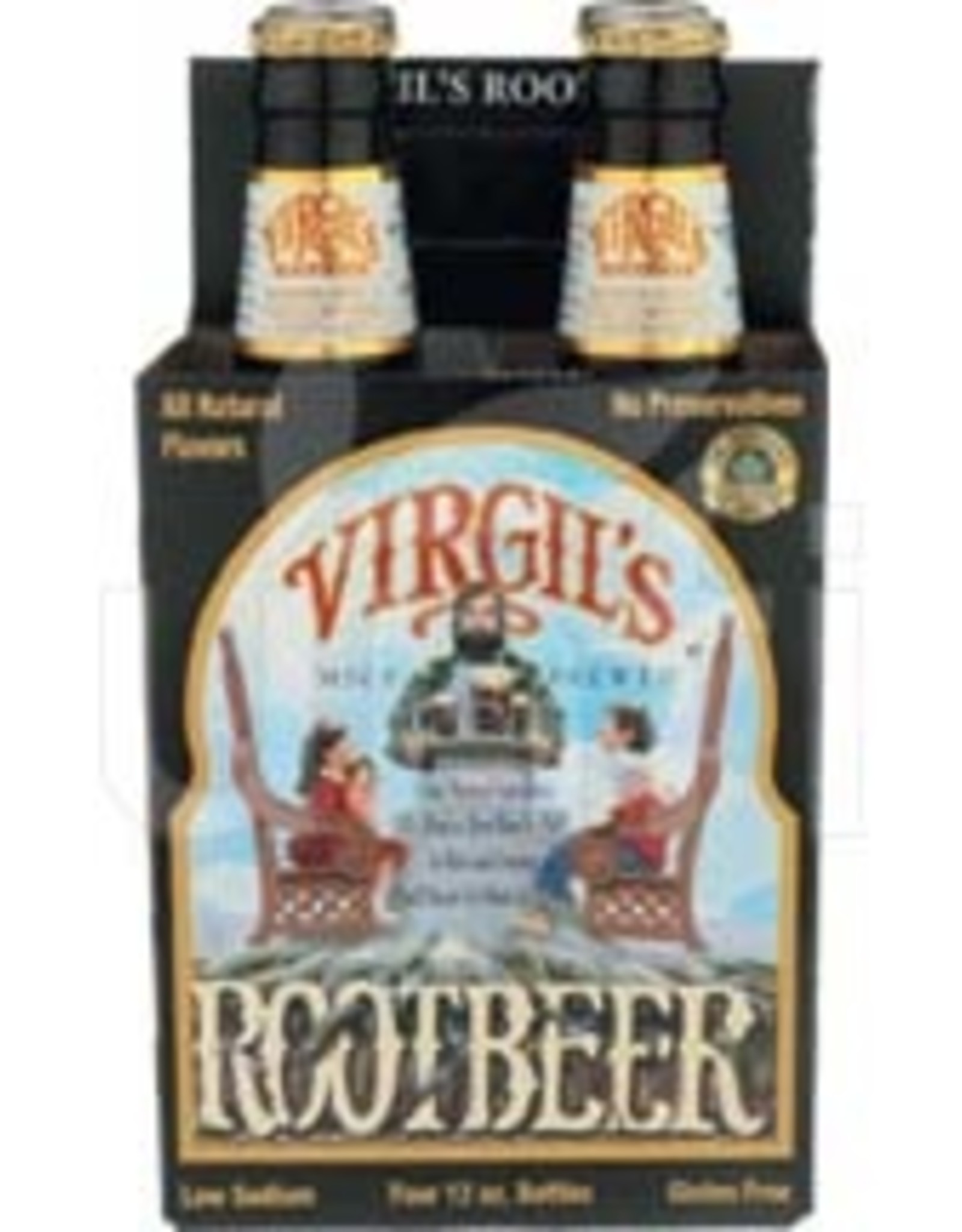 Virgil's Natural Micro Brewed Soda; Root Beer 12oz