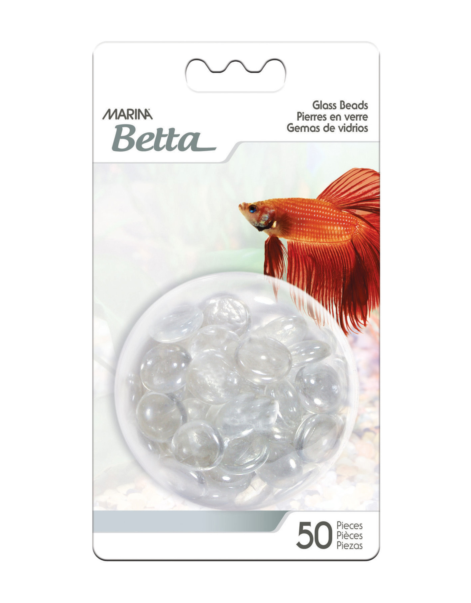 Hagen Marina Decorative Marbles, Clear (50 pcs)