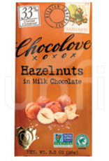 Chocolove Milk Chocolate Bar; Hazelnuts 3.2oz