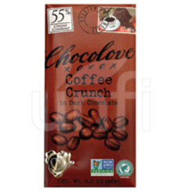 Chocolove Dark Chocolate Bar; Coffee Crunch 3.2oz
