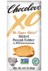 Chocolove XO Bar, Mlk Choc Pnut Butter 3.2oz