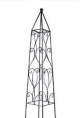 Wisteria Obelisk Black 36"