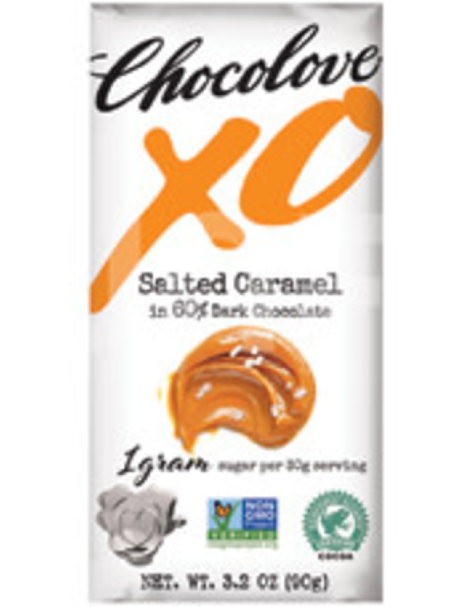 Chocolove XO Dark Chocolate Salted Caramel 3.2oz