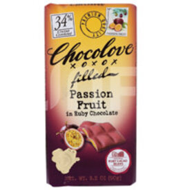 Chocolove Chocolate Bars; Filled With Passion Fruit 3.2oz