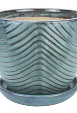 Swirl Drape Planter Hunter 6"
