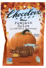 Chocolove Bites, Milk Choc, Pumpkin Spice 7.05oz bag
