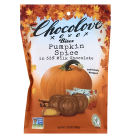 Chocolove Bites, Milk Choc, Pumpkin Spice 7.05oz bag