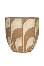 Hand-Painted Terracotta Planter 6"