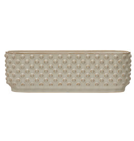 Hobnail Window Planter with 3 Sections 14 1/2"