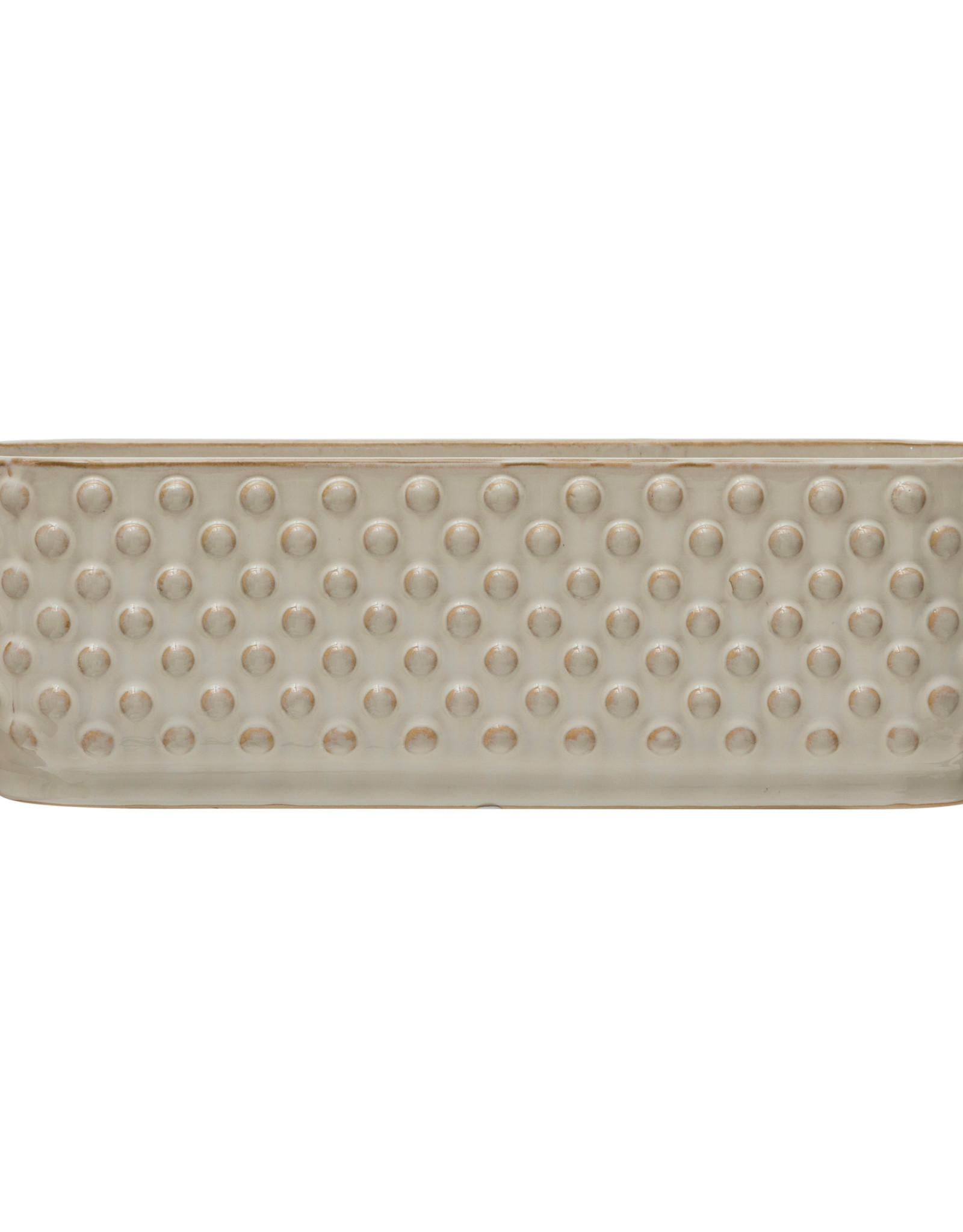 Hobnail Window Planter with 3 Sections 14 1/2"