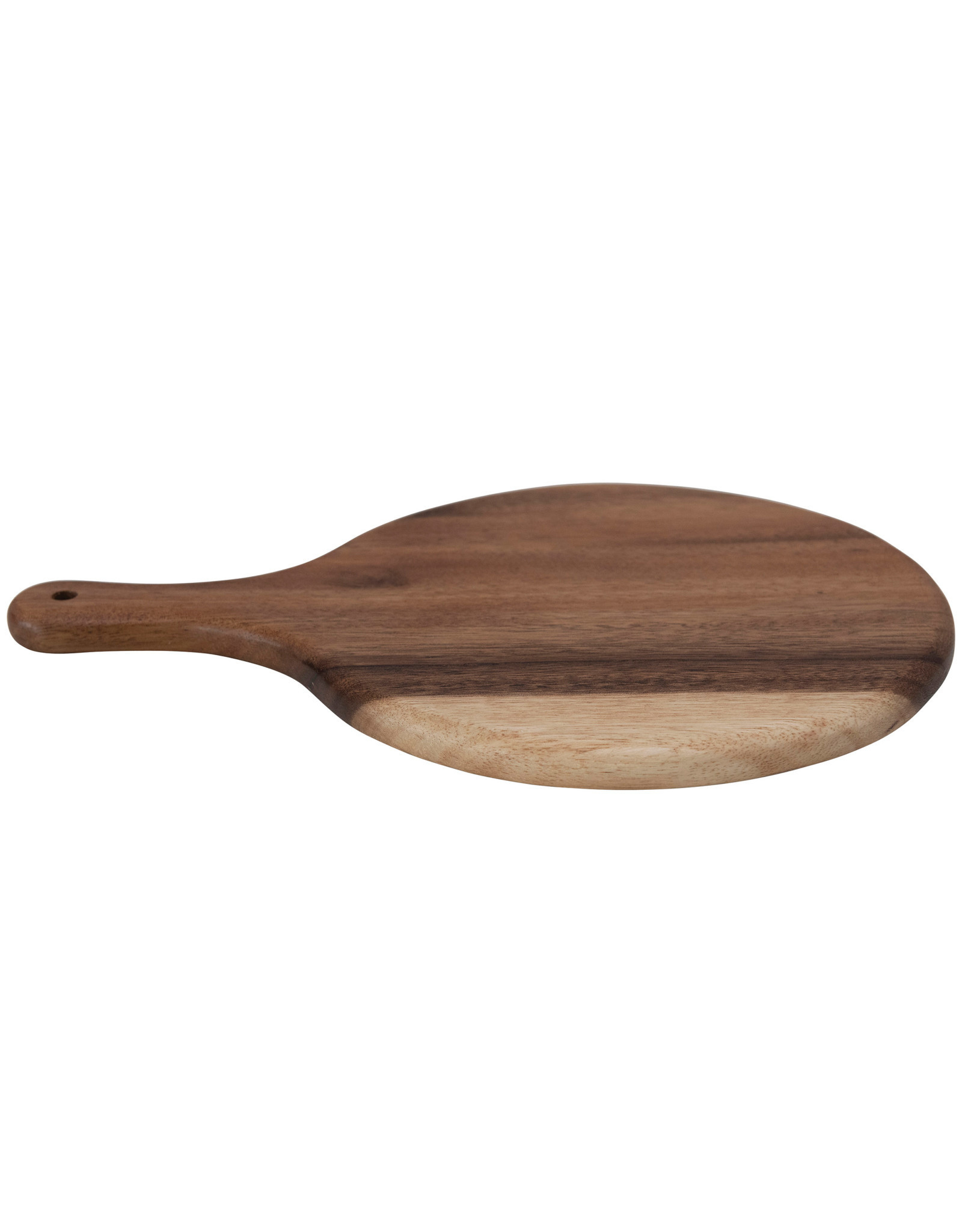 Suar Wood Cheese/Cutting Board with Handle 12 1/2" round