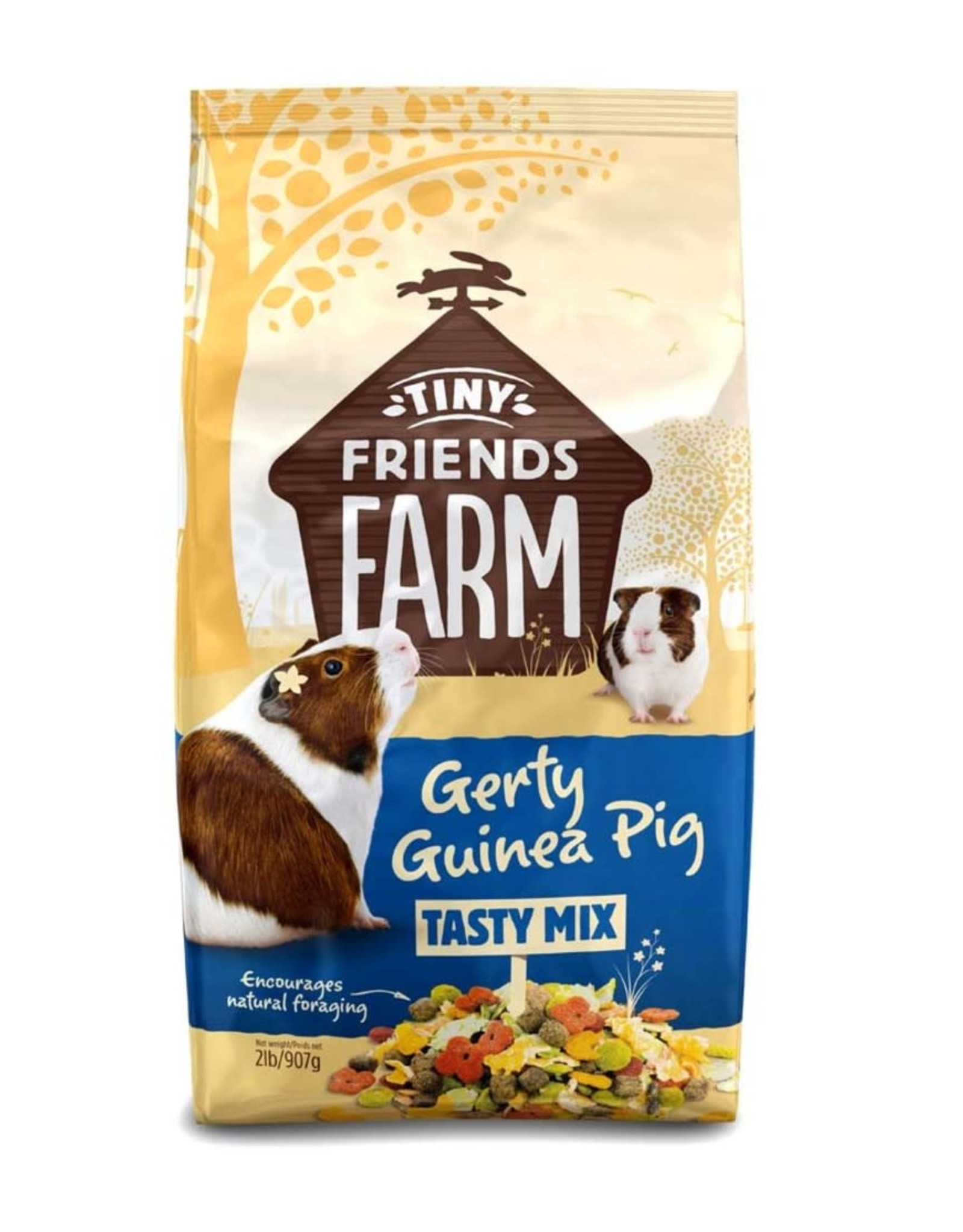 Tiny Friends Farm Tiny Friends Farm Gerty Guinea Pig Tasty Mix Dry Food 2#