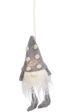 Ornament - Grey Dot Gnome