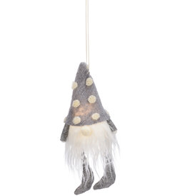 Ornament - Grey Dot Gnome