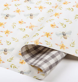 Gift Wrap - Bees 9.75 ft. x 30"